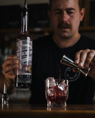 Boysenberry Buck Boysenberry Liqueur Pour