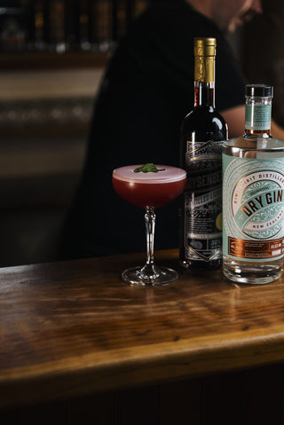 Boysenberry Sour with delightful and boysenberry liqueur