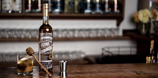 Honey Liqueur with a cocktail on the Cellar Door bar