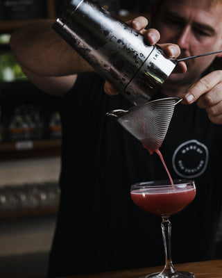 Motupipi Martini poured into martini glass