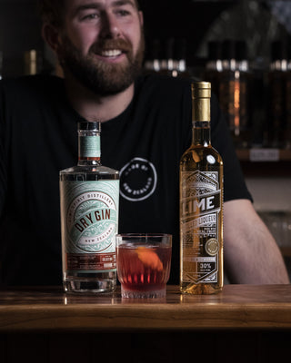 Lime Liqueur and Delightful Dry Gin for the Negroni cocktail