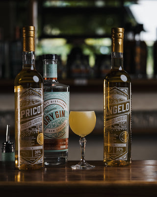 Petite Aimer with delightful and liqueurs on the bar