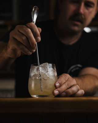 Bramble cocktail stirred