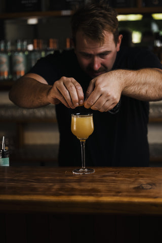 Delightful Ginger garnish of orange