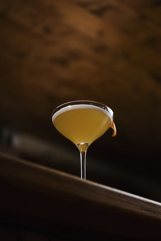 Delightful Tangelo Sour from below looking up