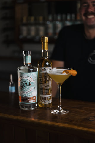 Delightful Tangelo Sour with Tangelo Liqueur and Delightful Dry Gin