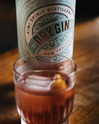 Delightful Dry Gin in the background of the Negroni cocktail